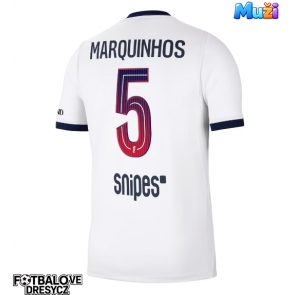 Paris Saint-Germain Marquinhos #5 Venkovní Dres 2026-27 Krátký Rukáv Paris Saint-Germain Marquinhos #5 Venkovní Dres 2026-27 Krátký Rukáv